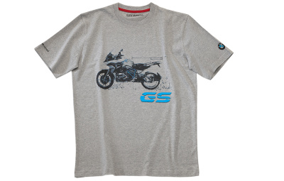 Футболка унисекс BMW Motorrad T-shirt Unisex, R 1200 GS, Grey