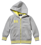 Детская толстовка Mercedes Children's Sweat Jacket, Grey, артикул B66952383