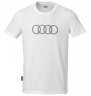 Мужская футболка Audi Rings Mens T-Shirt, White
