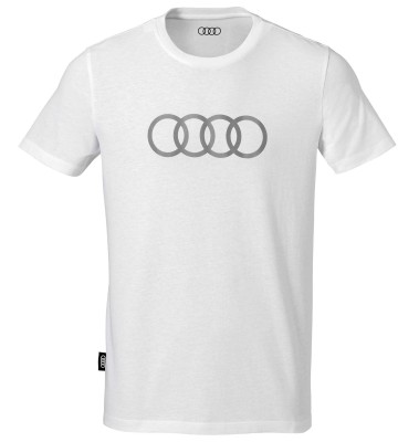 Мужская футболка Audi Rings Mens T-Shirt, White