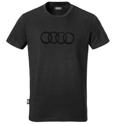 Мужская футболка Audi Rings Mens T-Shirt, Black
