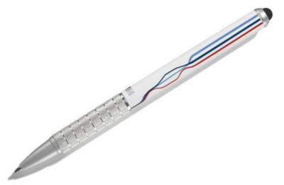 Шариковая ручка BMW Motorsport Ballpoint Pen, White/Metallic
