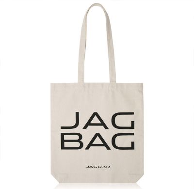 Хлопковая хозяйственная сумка Jaguar Canvas Tote Bag, White
