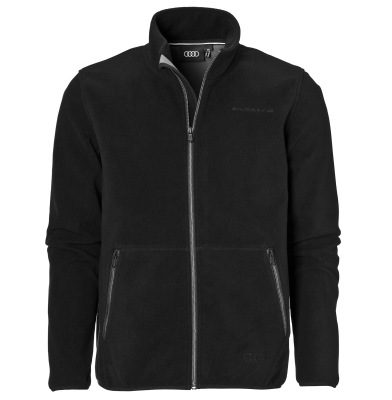 Мужская флисовая куртка Audi Mens Fleece Jacket, quattro, Black