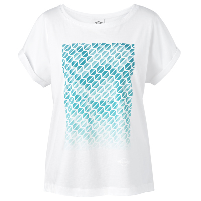 Женская футболка MINI T-Shirt Women’s Signet, White/Aqua