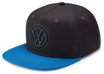 Бейсболка Volkswagen Baseball Cap, Flat Brim, Dark Grey/Blue
