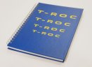 Блокнот Volkswagen T-ROC Notepad A5, Blue