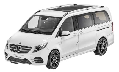 Модель Mercedes-Benz V-Class BR447 AMG Line, Limited Edition 1000 ex., Mountain Crystal White, 1:18 Scale