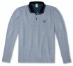 Мужская рубашка поло Mercedes-Benz Men's Polo Shirt, Boss Green, Grey / Blue