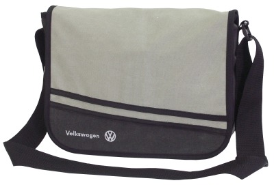 Наплечная сумка Volkswagen Logo Messenger Bag, Black/Grey