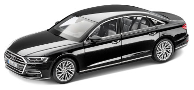 Модель автомобиля Audi A8 L, Mythos Black, Scale 1:18