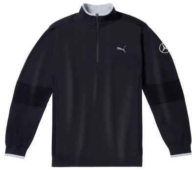Мужской свитер Mercedes-Benz Men's Golf Sweater, Black, by PUMA