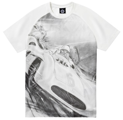 Мужская футболка Mercedes Classic Men's T-shirt, off-white