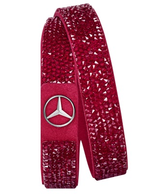 Женский браслет Mercedes Women's Bracelet, Milano, Red / Silver-coloured, Swarovski