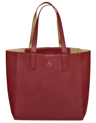 Сумка для покупок Mercedes-Benz Shopper, Red / Gold-coloured