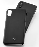 Чехол для iPhone X Mercedes-Benz Logo Cover for iPhone® X, Black, артикул B66953638