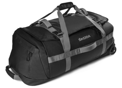 Дорожная сумка на колесиках Skoda Travel Bag on Wheels, Black/Gray