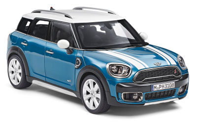 Модель автомобиля MINI Cooper S Countryman (F60), Island Blue, Scale 1:18