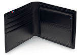 Кожаное портмоне BMW M Wallet with Coin Compartment, Black, артикул 80212454761