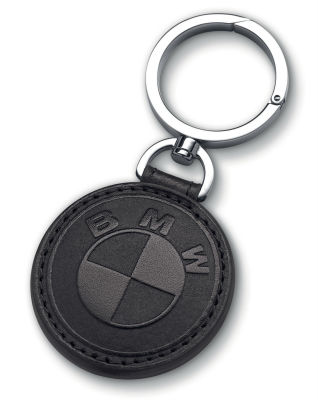Кожаный брелок BMW Leather Key Ring, Black