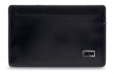 Кожаный футляр для кредитных карт BMW M Card Case, Black
