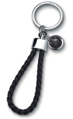 Брелок BMW Iconic Key Ring, Black/Silver