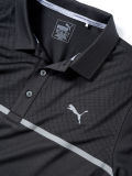 Мужская рубашка-поло Mercedes Men's Golf Polo Shirt, Black, артикул B66450286