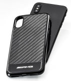 Чехол для iPhone X Mercedes-AMG Carbon Cover for iPhone® X, Black, артикул B66953702