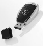 Флешка Mercedes-Benz USB Stick, Black / Silver, 16Gb, артикул B66953520