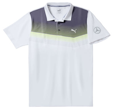 Мужская рубашка-поло Mercedes Men's Golf Polo Shirt, White