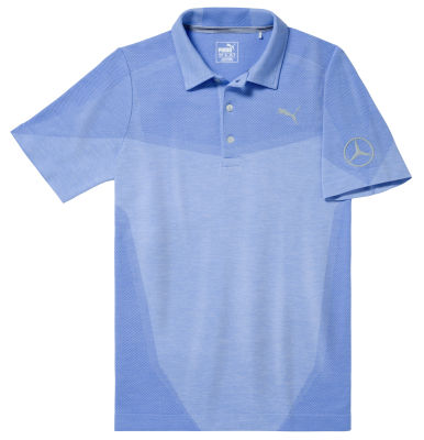 Мужская рубашка-поло Mercedes Men's Golf Polo Shirt, Blue