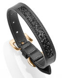 Ошейник для небольших собак Mercedes-Benz Crystal Dog Collar, Small, Black / Pink Gold, артикул B66953953