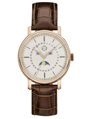 Мужские наручные часы Mercedes-Benz Men’s Watch, Classic Gold, Pink Gold / Brown