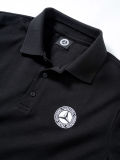 Мужская рубашка-поло Mercedes Men's Polo Shirt, Classic 1926, Black, артикул B66041597