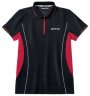 Мужская рубашка-поло Mercedes-AMG Men's Performance Polo Shirt, Black/Red