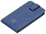 Чехол для смартфона Mercedes-Benz Smartphone Sleeve Trucker, Jeans Blue, артикул B67871662