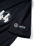 Мужская футболка Mercedes F1 Men's T-Shirt, Lewis Hamilton, Black, артикул B67995491