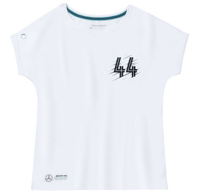 Женская футболка Mercedes AMG Petronas Women's T-shirt, Lewis Hamilton, White