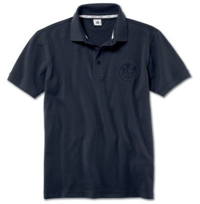Мужская рубашка-поло BMW Logo Polo Shirt, Men, Dark Blue