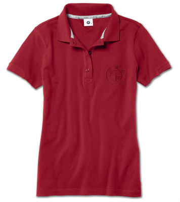 Женская рубашка-поло BMW Logo Polo Shirt, Ladies, Red