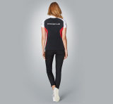 Женское поло Porsche Women’s Polo Shirt, Motorsport, Black/White/Red, артикул WAP8020XS0J