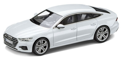 Модель автомобиля Audi A7 Sportback, Glacier White, Scale 1:43