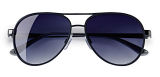 Солнцезащитные очки Volkswagen Logo Unisex Sunglasses, Aviator, Dark Grey, артикул 33D087900