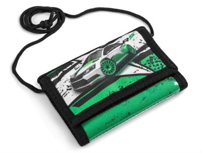 Бумажник Skoda Motorsport Wallet R5 by Stil, green/black