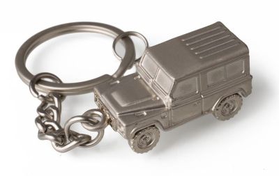 Стальной брелок Land Rover Defender Keyring, Silver