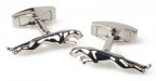Посеребренные запонки Jaguar Cufflinks, 3D-Leaper, Silver