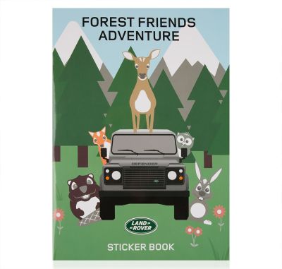 Детская книжка с наклейками Land Rover Forest Friends Sticker Book A4