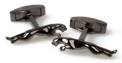 Запонки Jaguar Cufflinks, 3D-Leaper, Gun Metal