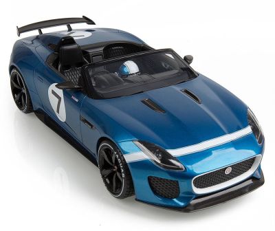 Модель автомобиля Jaguar Project 7 Concept Car, Scale 1:18, Ecurie Blue