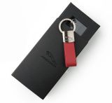 Брелок Jaguar Leather Loop Keyring, Red, артикул JGKR507RDA